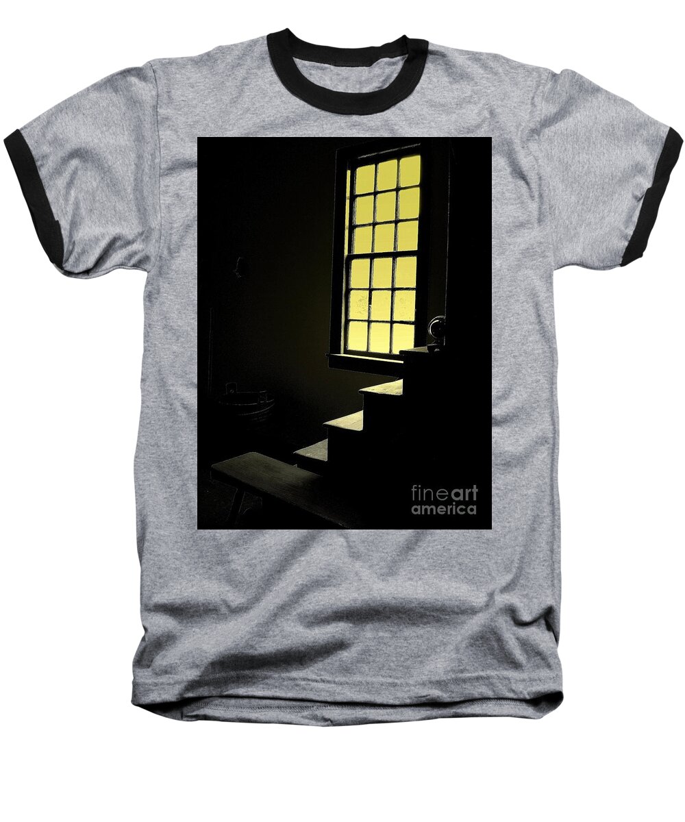 Marcia Lee Jones Baseball T-Shirt featuring the photograph The Silent Room by Marcia Lee Jones