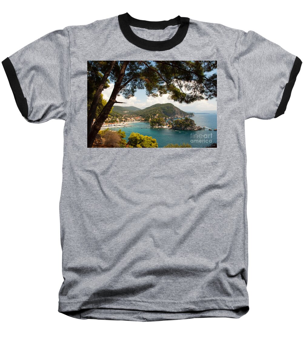 Holiday Baseball T-Shirt featuring the photograph The Town Of Parga - 2 by James Lavott