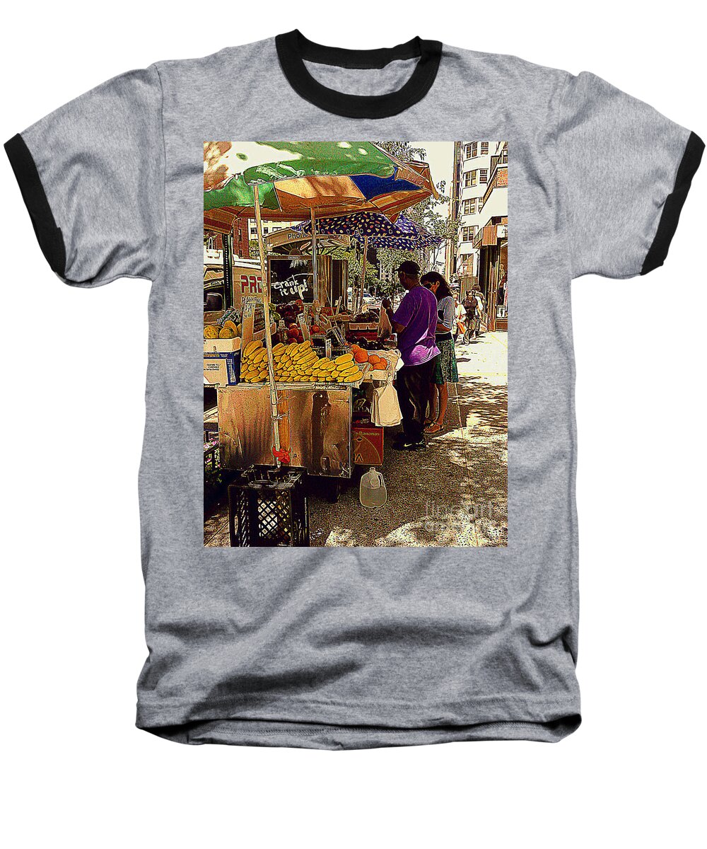 Fruitstand Baseball T-Shirt featuring the photograph The Water Jug by Miriam Danar