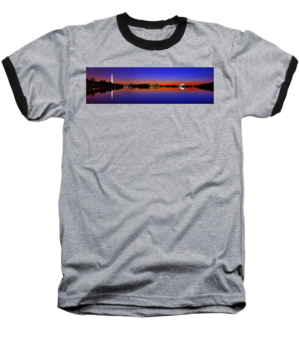 Dc Baseball T-Shirt featuring the photograph Tidal Basin Sunrise by Metro DC Photography