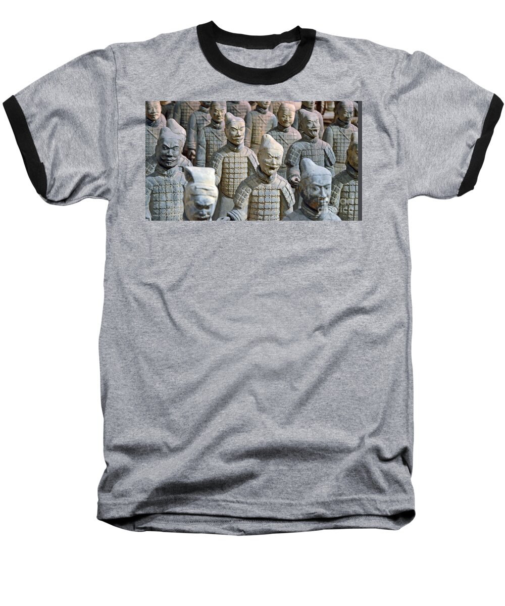 Tomb Warriers Baseball T-Shirt featuring the photograph Tomb Warriors by Robert Meanor