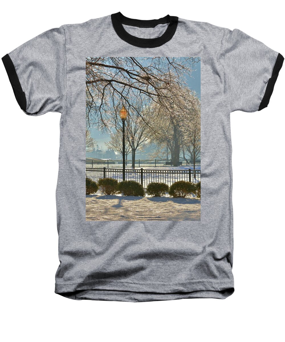 Beach Bum Pics Baseball T-Shirt featuring the photograph Top of the Hill by Billy Beck