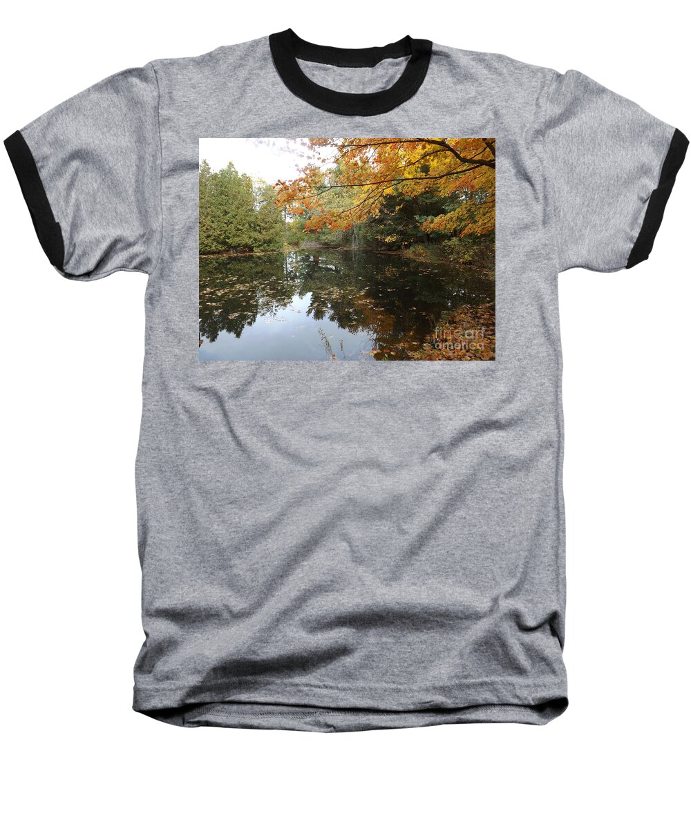 Landscape Baseball T-Shirt featuring the photograph Tranquil Getaway by Brenda Brown
