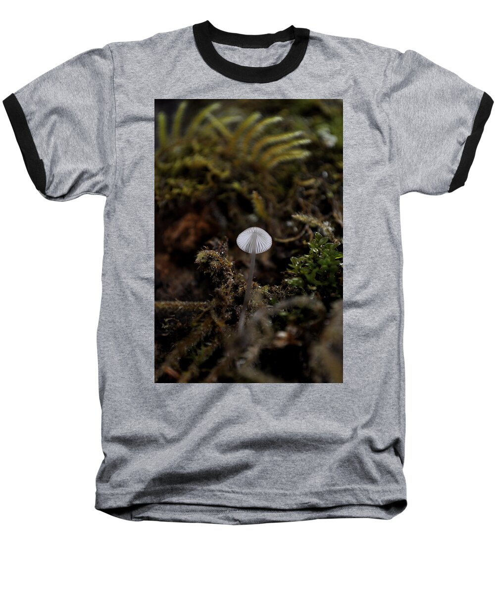 Tiny Baseball T-Shirt featuring the photograph Tree 'Shroom by Cathy Mahnke