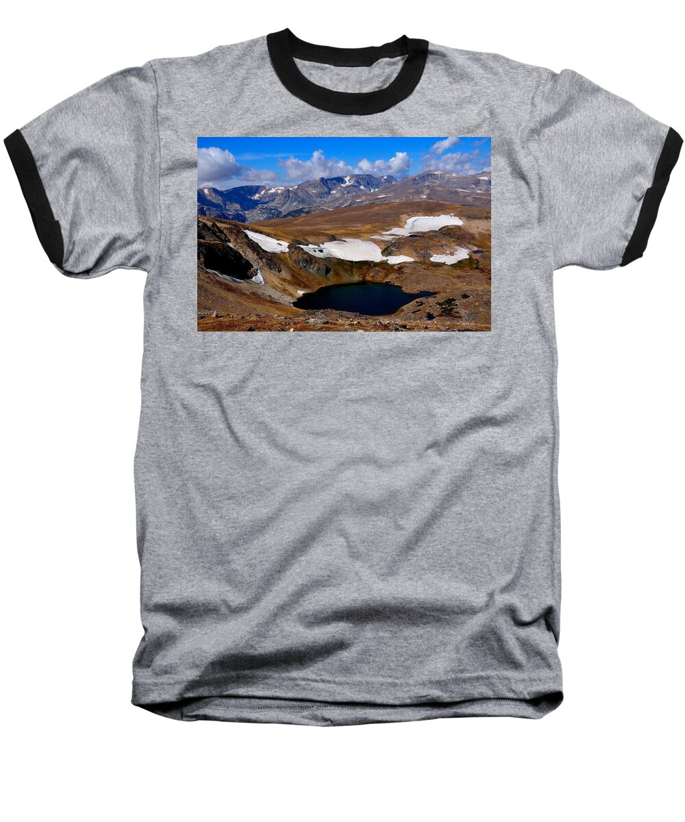 Beartooth Baseball T-Shirt featuring the photograph Tundra Tarn by Tranquil Light Photography