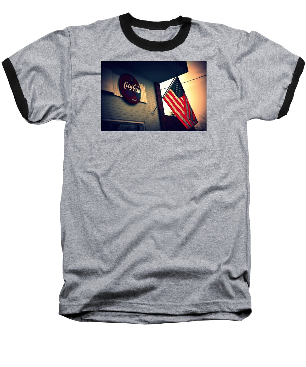 Usa Baseball T-Shirt featuring the photograph Two American Favorites by Lisa Wooten