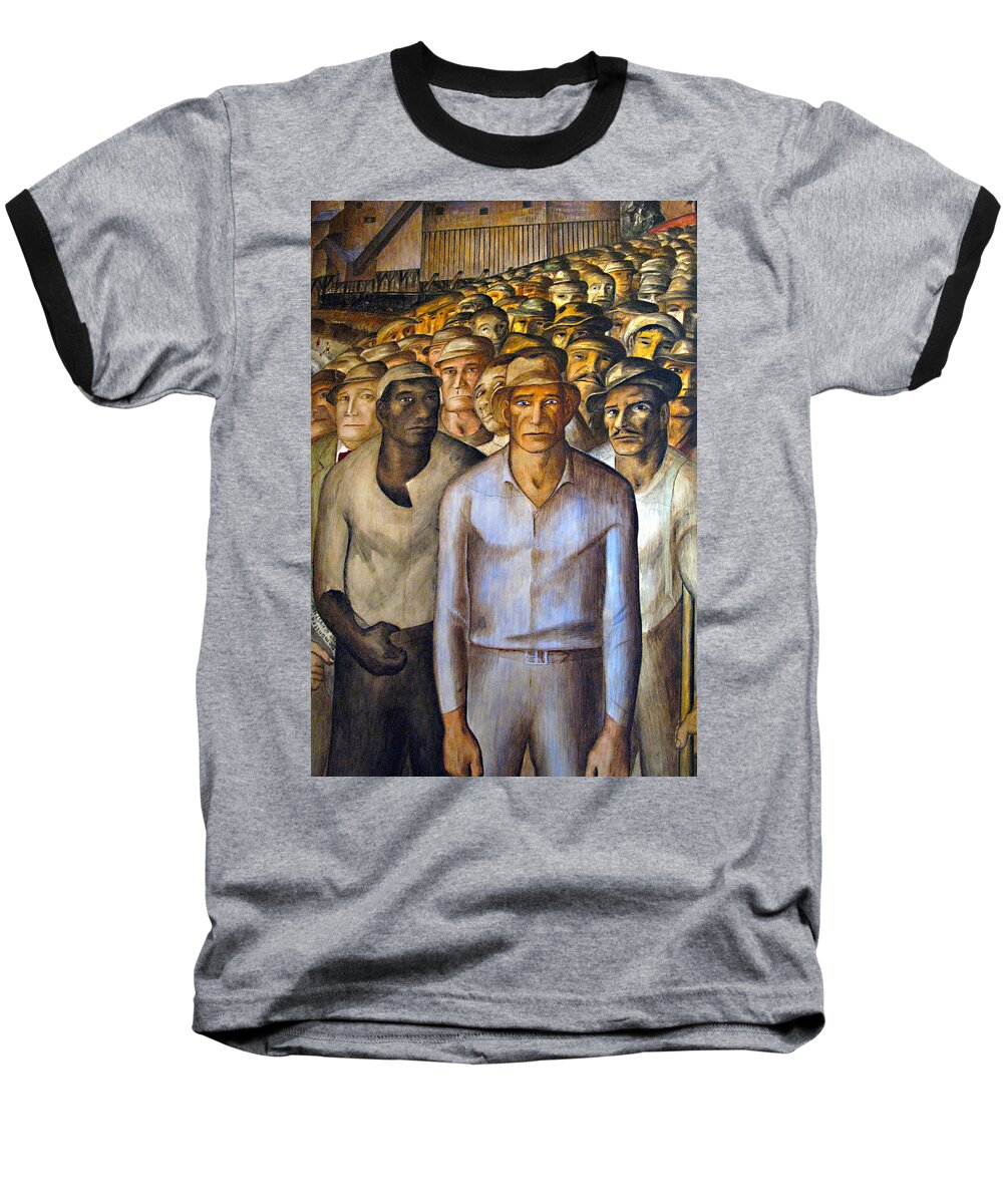 Wpa Art Baseball T-Shirt featuring the photograph Unite by Joe Schofield
