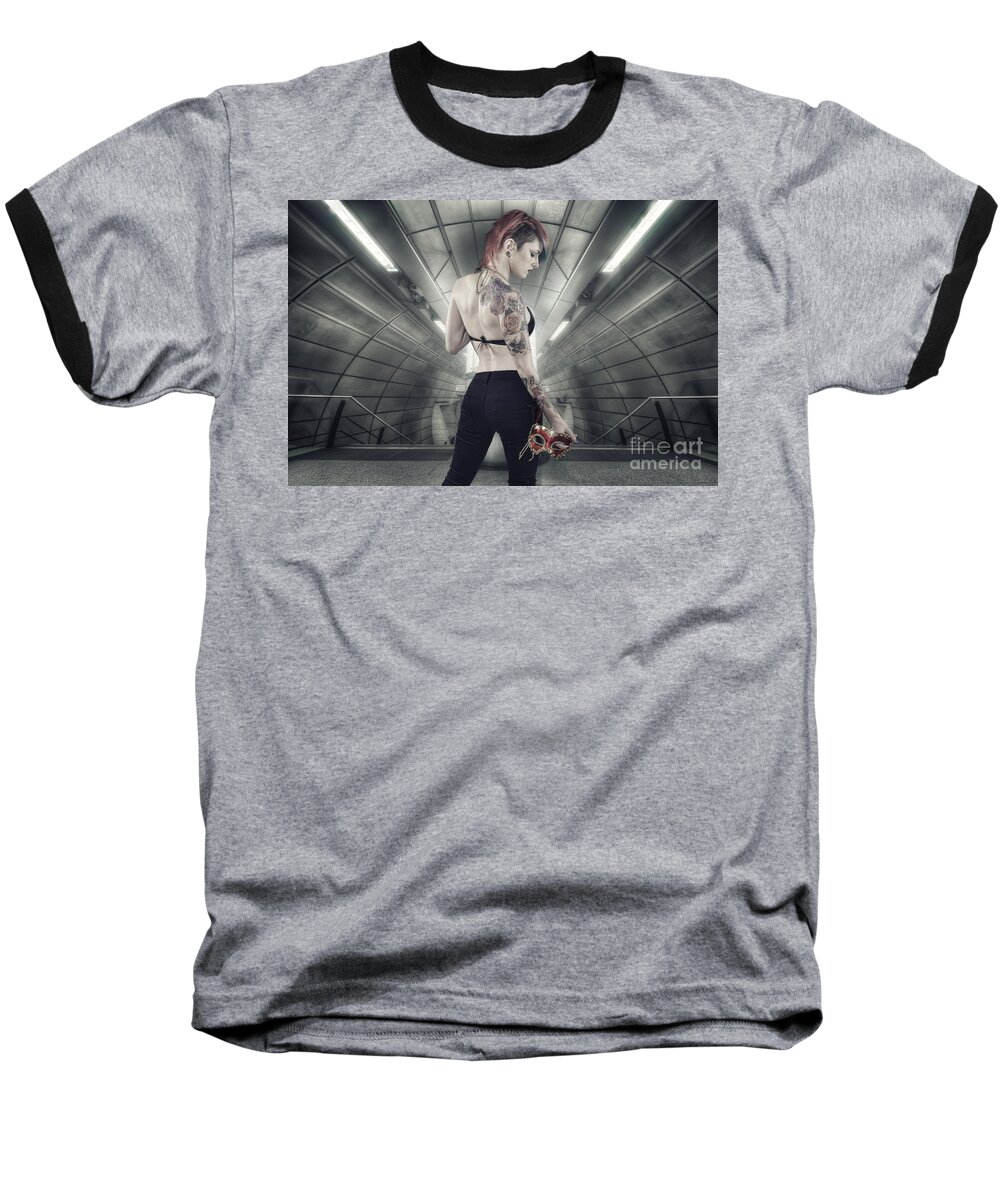 Art Baseball T-Shirt featuring the photograph Urban Angel 6.0 by Yhun Suarez