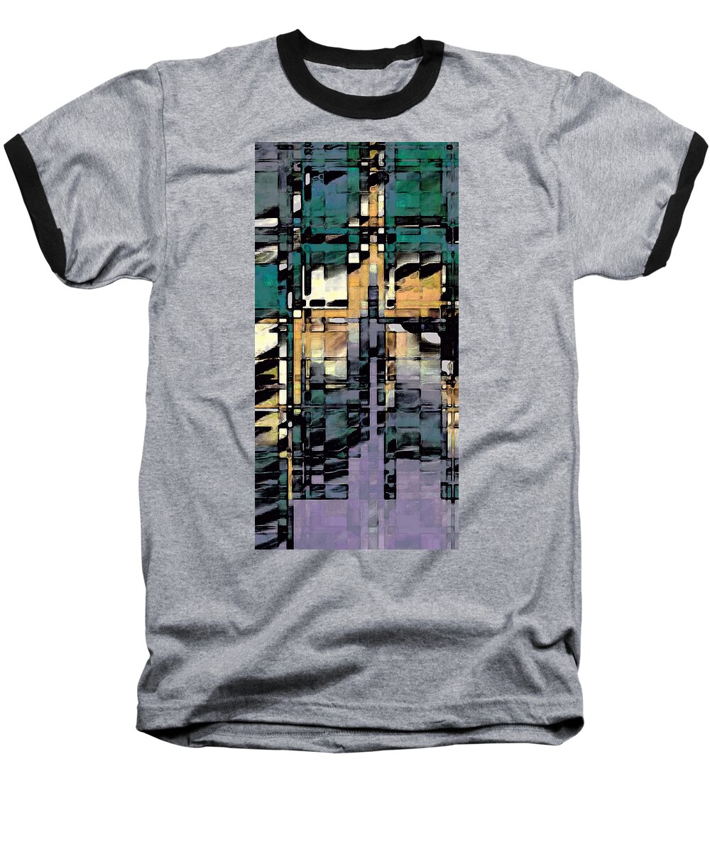 Modern Baseball T-Shirt featuring the digital art Urban Jungle by David Hansen