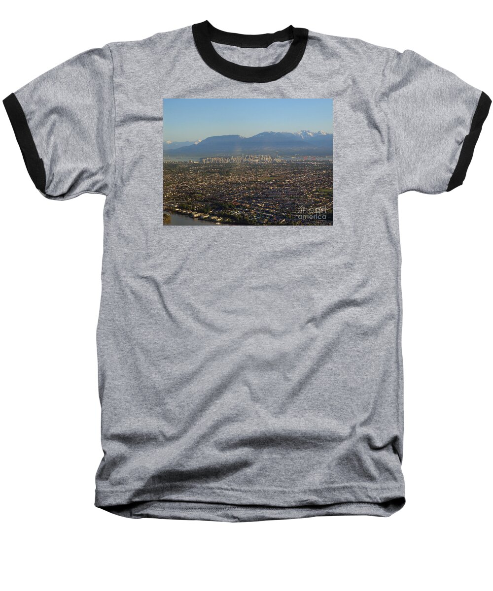 Vancouver Baseball T-Shirt featuring the photograph Vancouver at a Glance by Vivian Martin