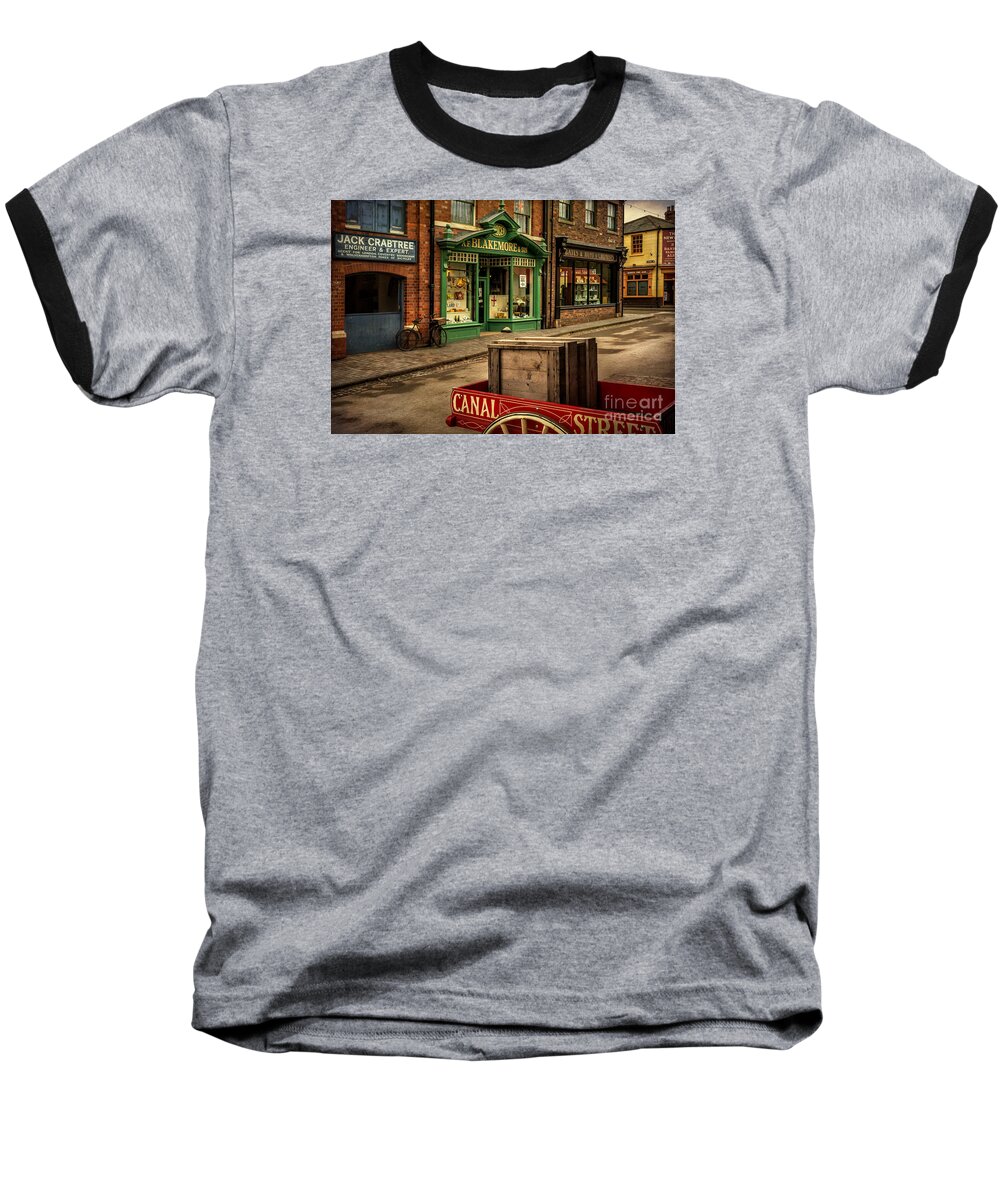 Victorian Baseball T-Shirt featuring the photograph Victorian Town by Adrian Evans