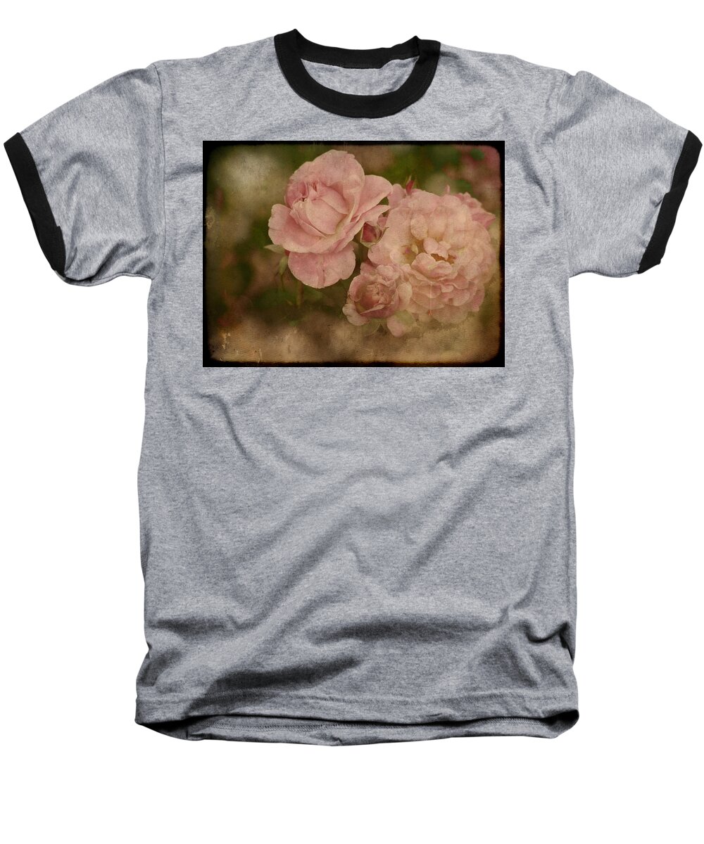 Rose Baseball T-Shirt featuring the photograph Vintage Beauties by Lucinda Walter