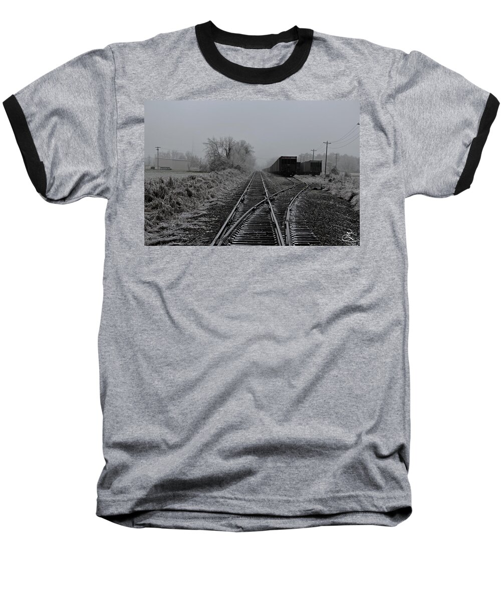Landscape Baseball T-Shirt featuring the photograph Waiting On The Side by David Zarecor