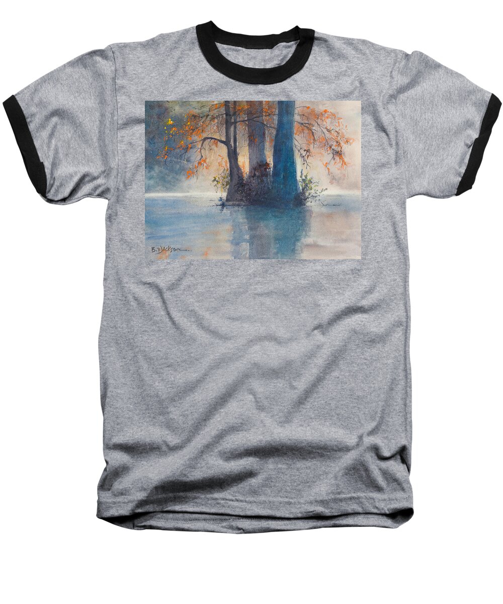 Wall Doxey Baseball T-Shirt featuring the painting Wall Doxey 20 by Bill Jackson