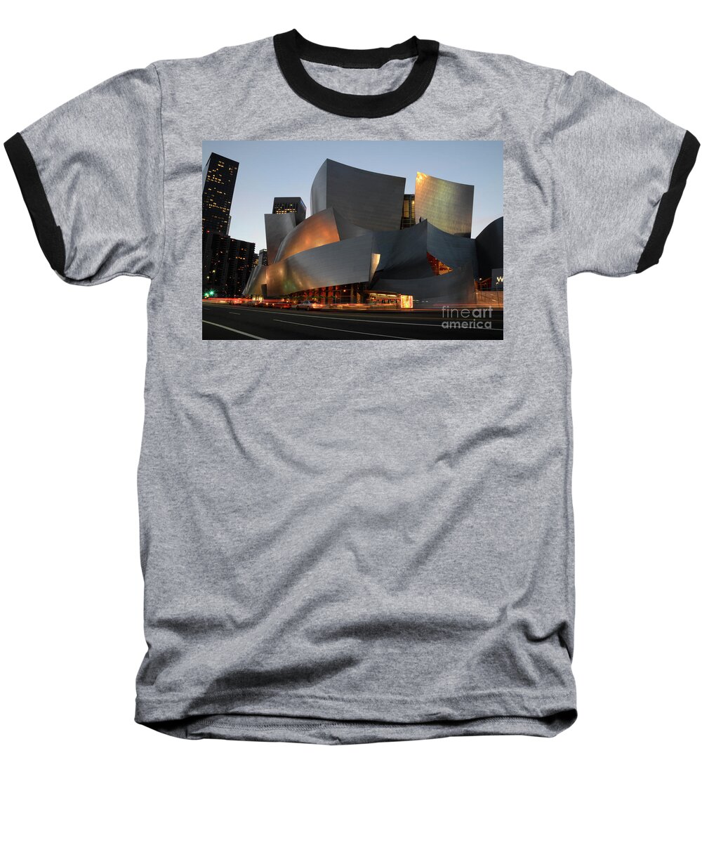 Bob Baseball T-Shirt featuring the photograph Walt Disney Concert Hall 21 by Bob Christopher