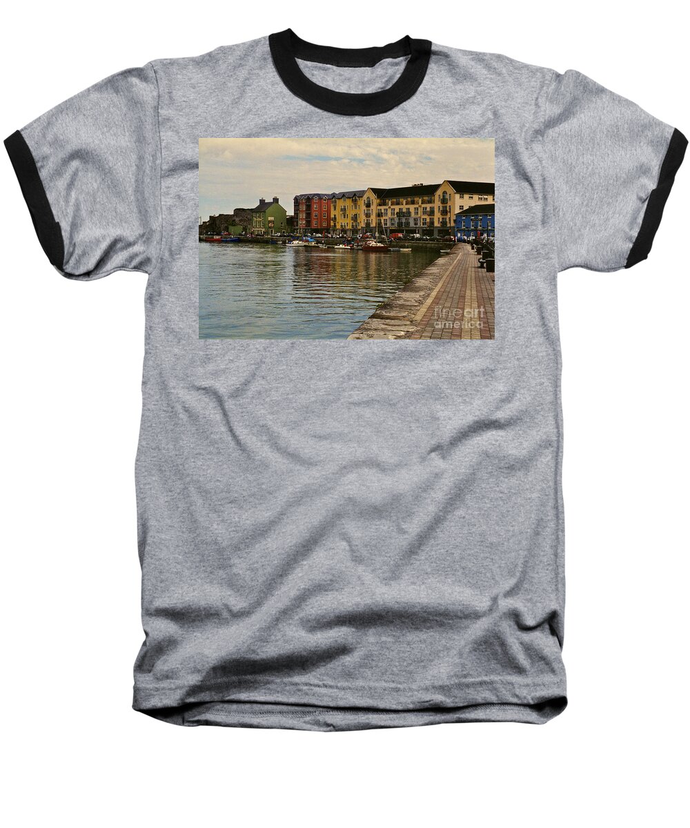 Waterford Baseball T-Shirt featuring the photograph Waterford Waterfront by William Norton