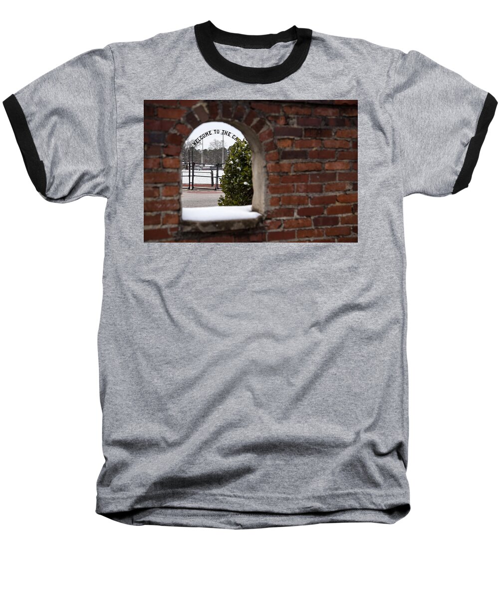 Old Baseball T-Shirt featuring the photograph Welcome to The Cage by Charles Hite