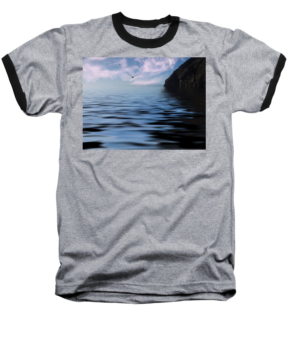 Water Baseball T-Shirt featuring the photograph What A View by Teri Schuster