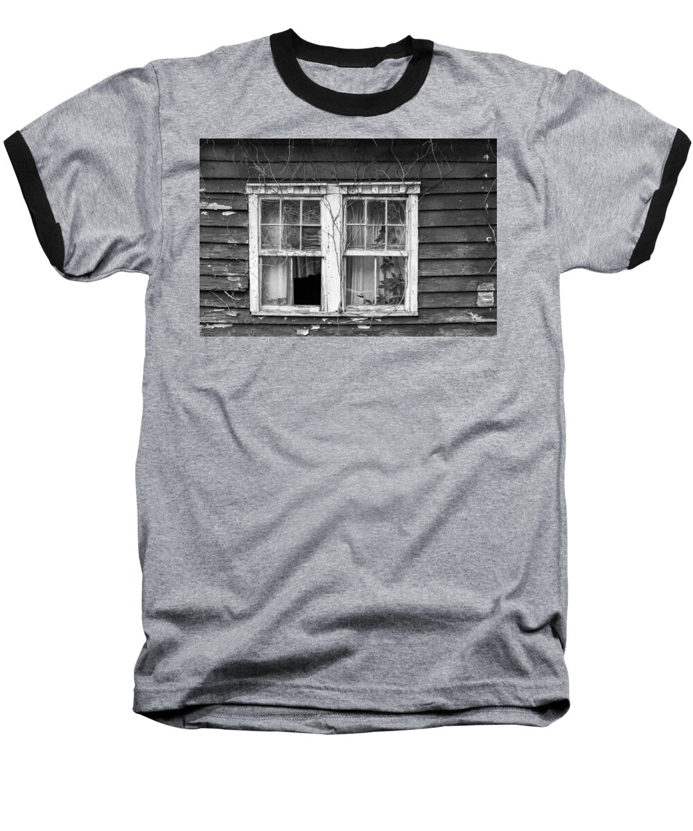 Johns Island Baseball T-Shirt featuring the photograph Window Dressing by Patricia Schaefer