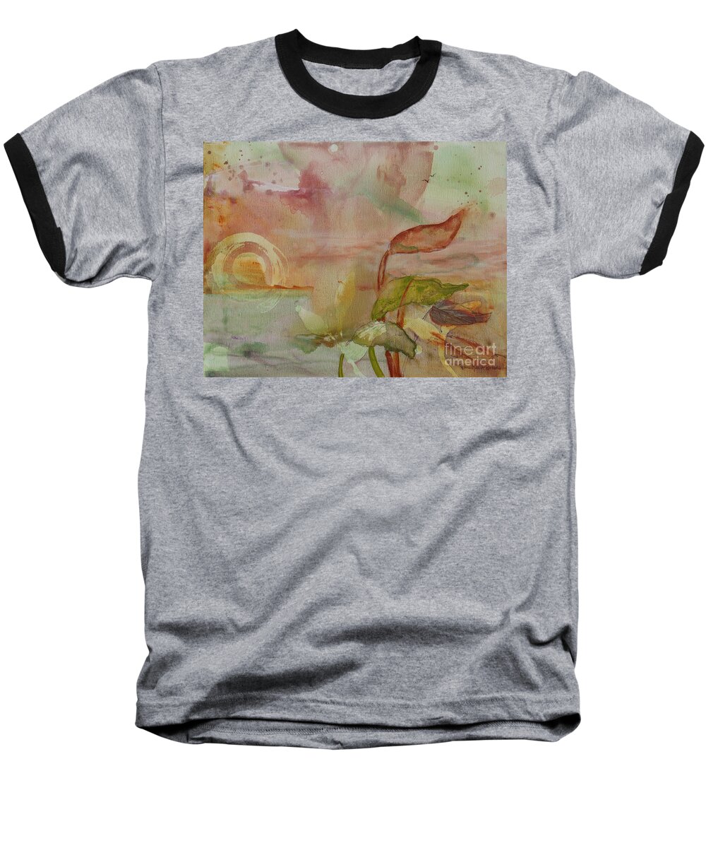 Windswept Baseball T-Shirt featuring the painting Windswept by Robin Pedrero