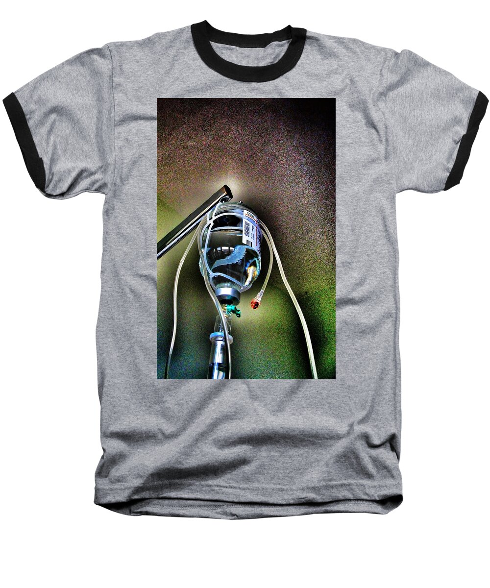 Drip Baseball T-Shirt featuring the photograph Yesterday's View by Marianna Mills