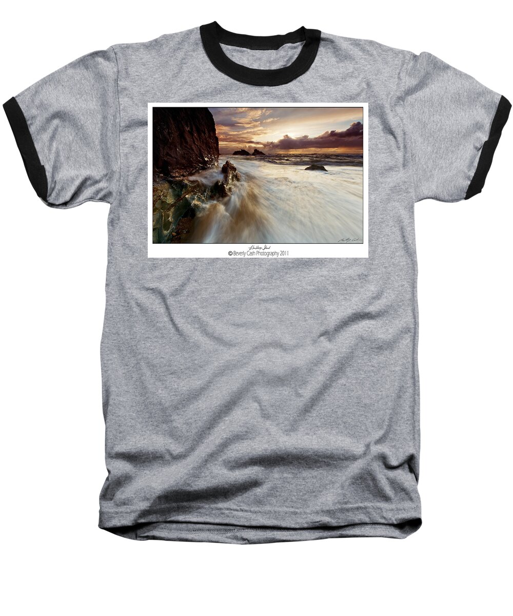  Llanddwyn Island Baseball T-Shirt featuring the photograph LLanddwyn Island Beach by B Cash