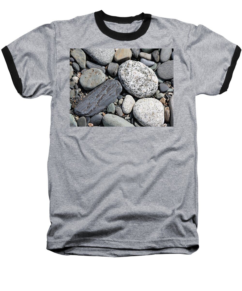 Rocks Baseball T-Shirt featuring the photograph Healing Stones by Cathie Douglas