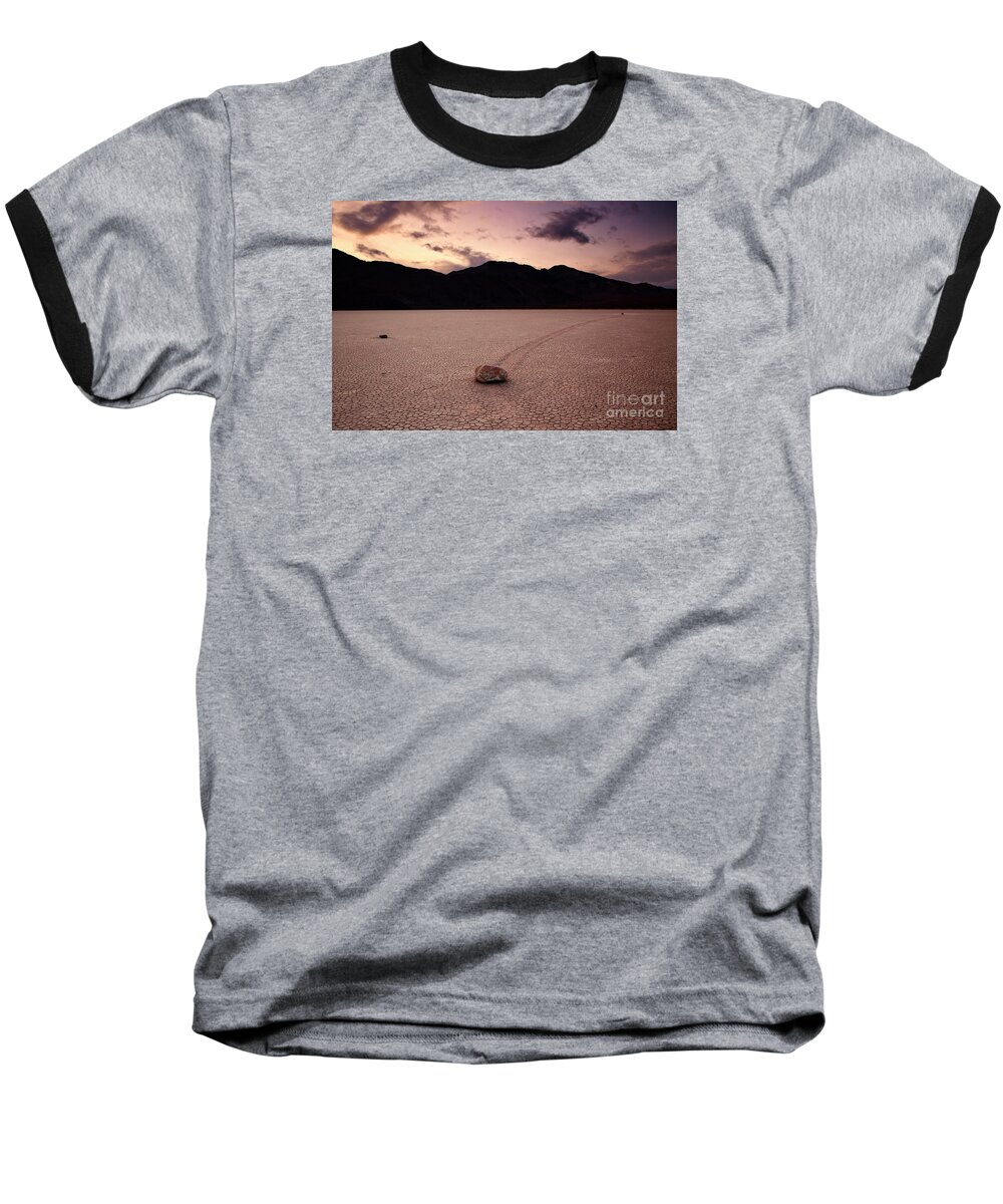 The Race Track Baseball T-Shirt featuring the photograph The Racetrack #1 by Keith Kapple