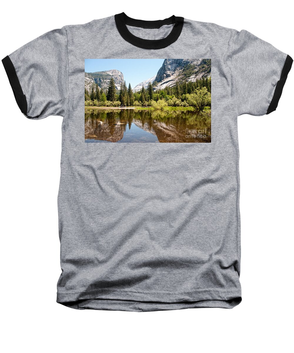 California Baseball T-Shirt featuring the digital art Yosemite #15 by Carol Ailles