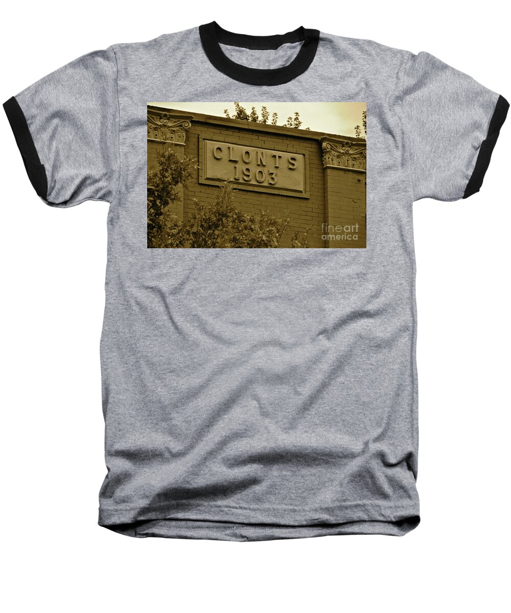 Building Baseball T-Shirt featuring the photograph 1903 by Carol Bradley