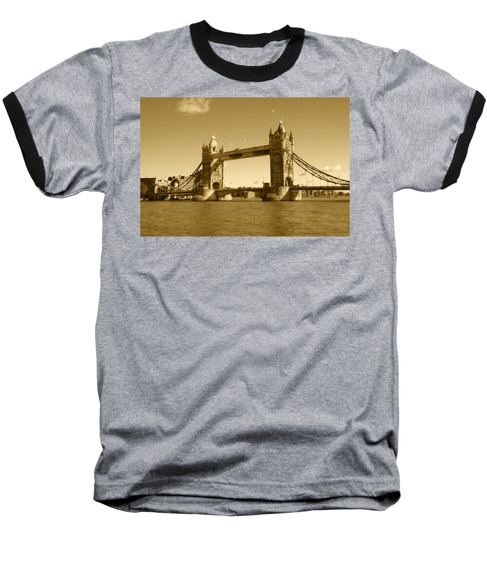 Tower Bridge Baseball T-Shirt featuring the photograph Tower Bridge #3 by Chris Day