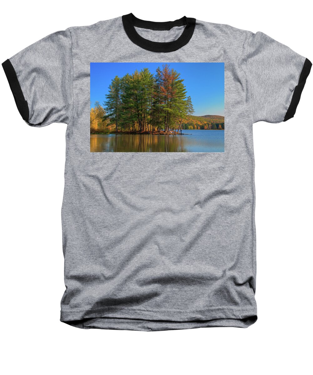 Lakes Baseball T-Shirt featuring the photograph Allegheny 13723 by Guy Whiteley