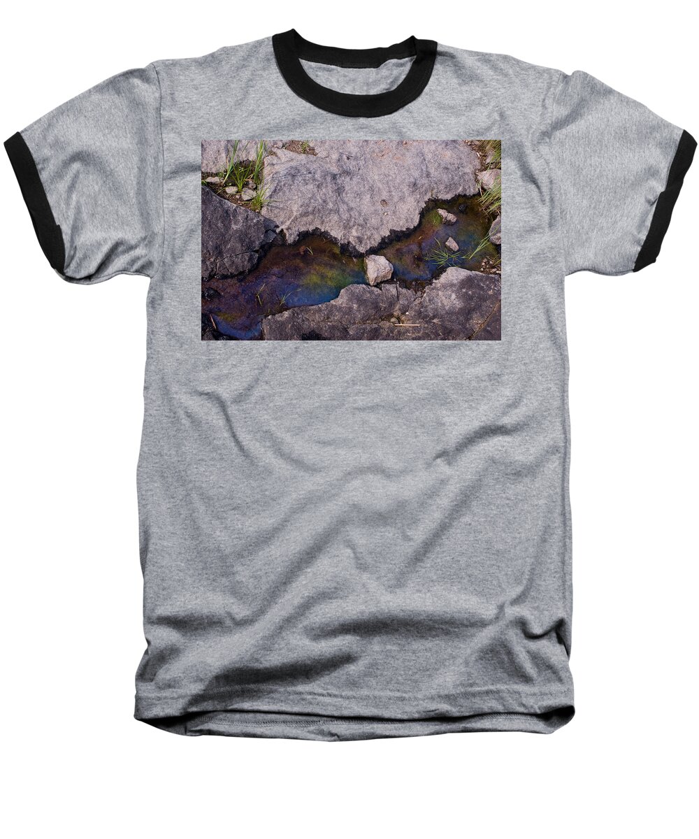 Trans Canada Trail Baseball T-Shirt featuring the photograph Another World V by Jo Smoley