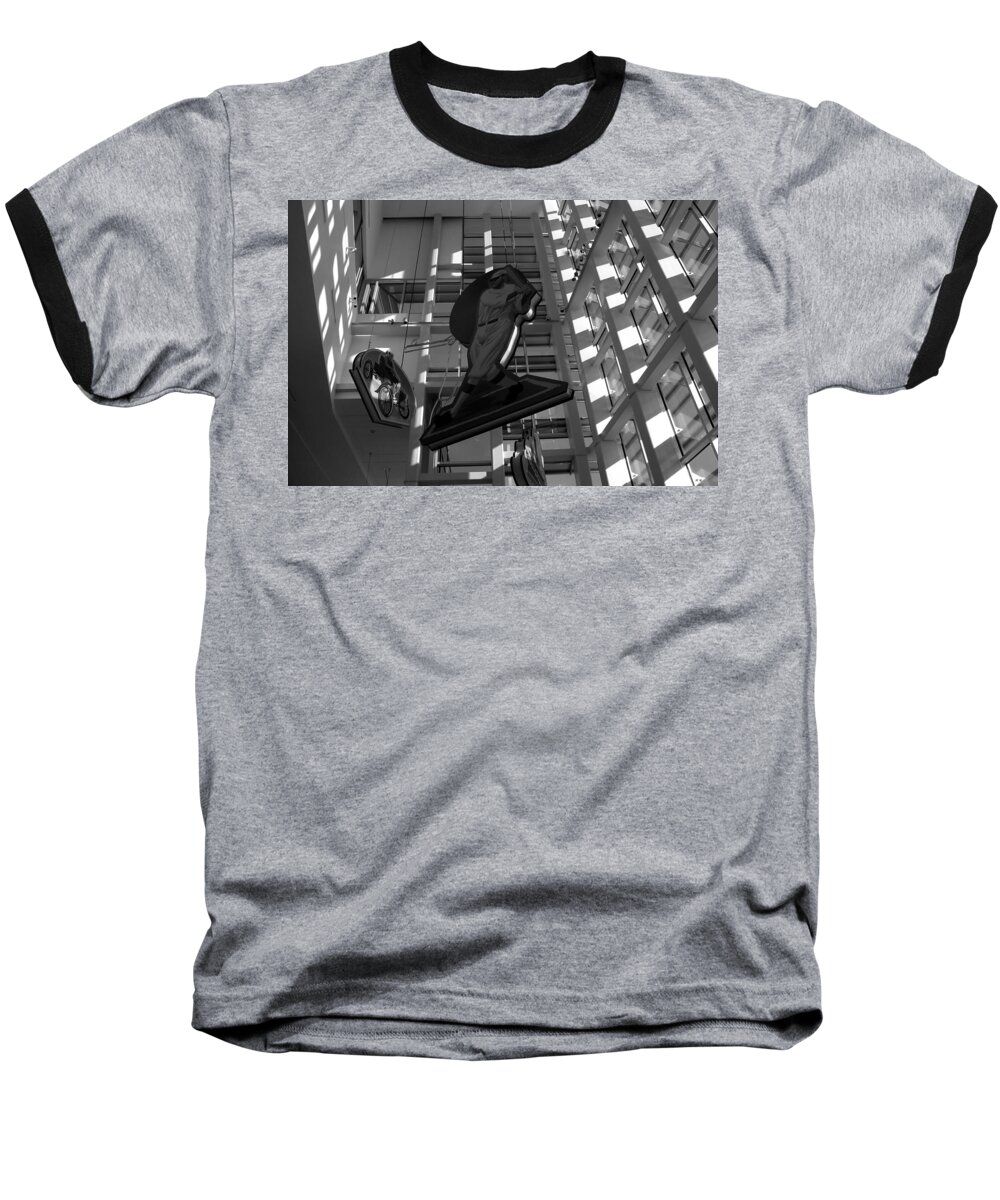 Fine Art Photography Baseball T-Shirt featuring the photograph Babes Big Hit by David Lee Thompson