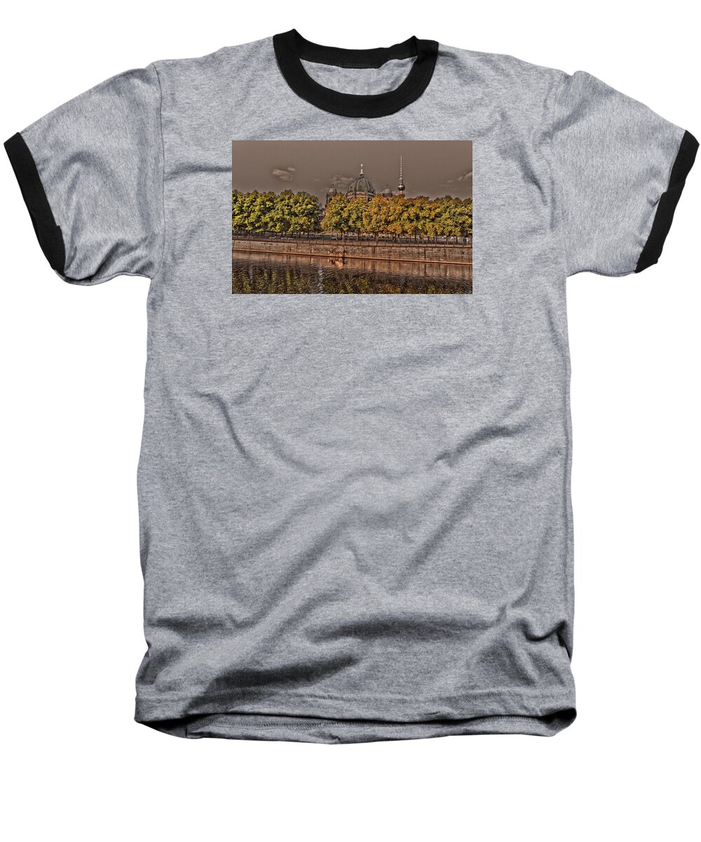 Europe Baseball T-Shirt featuring the photograph Berlin Cathedral ... by Juergen Weiss
