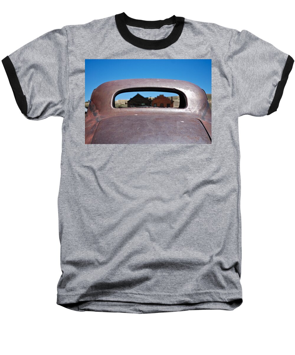 Old West Baseball T-Shirt featuring the photograph Bodie Ghost Town I - Old West by Shane Kelly