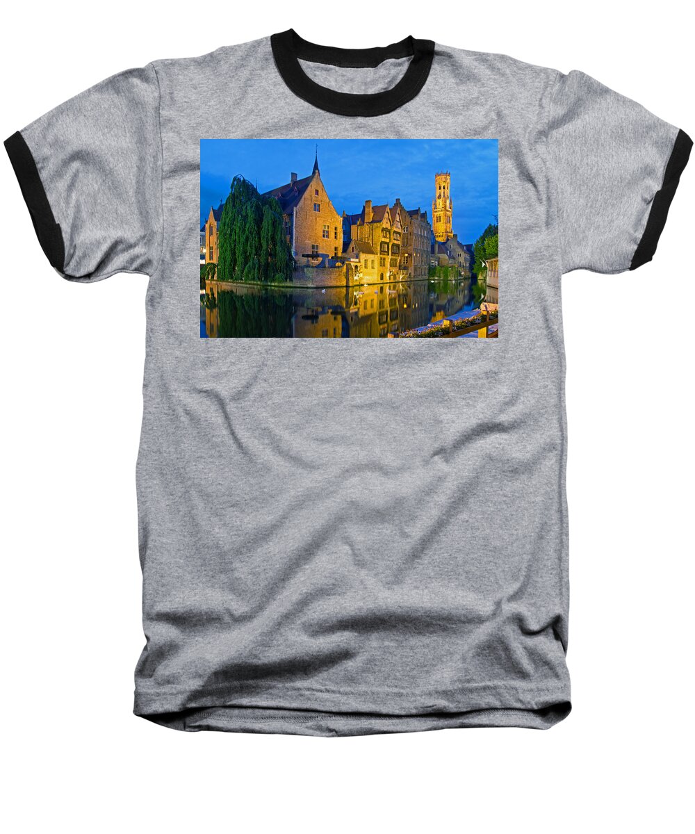Europe Baseball T-Shirt featuring the photograph Brugge by David Freuthal