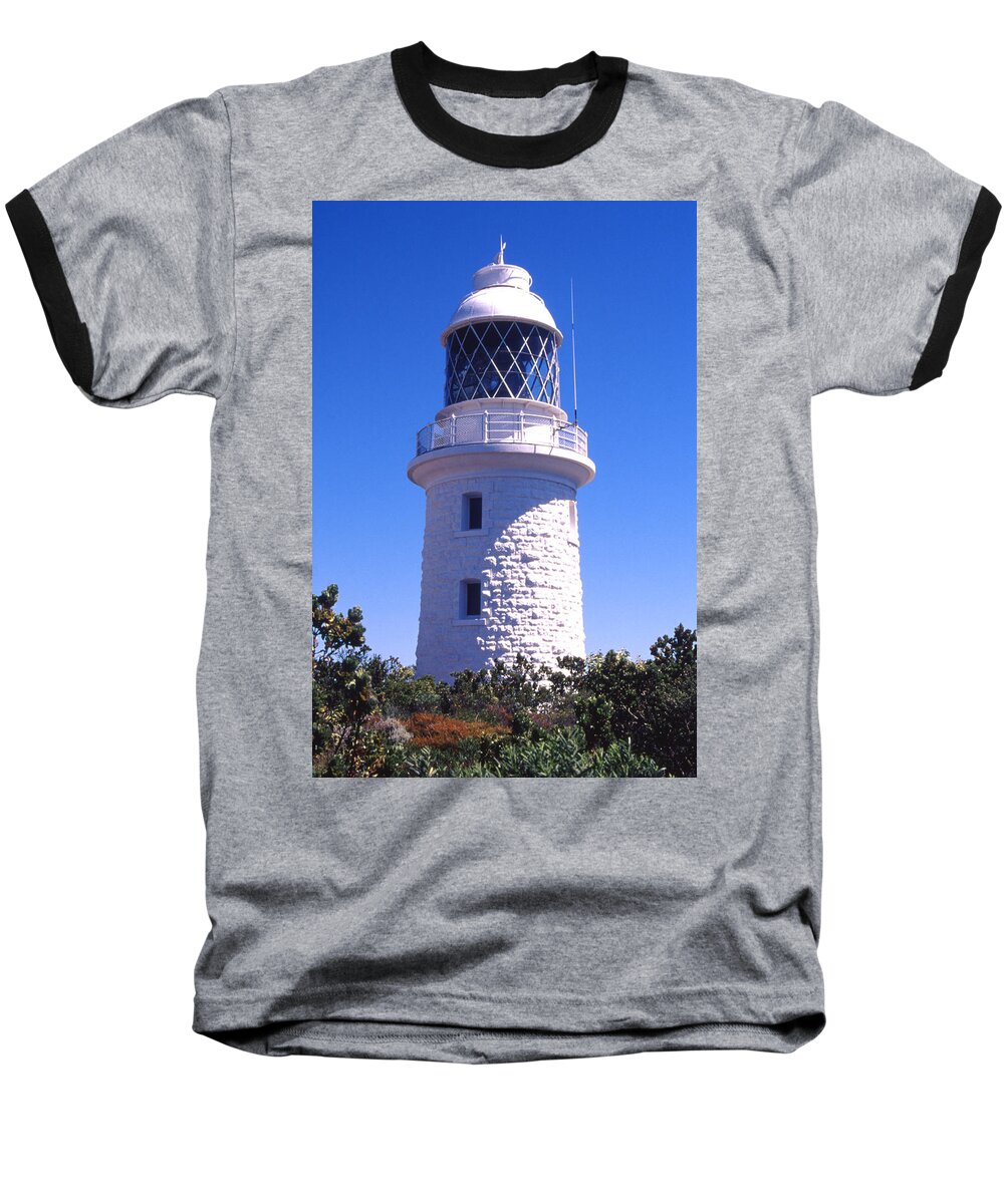 Lighthouse Baseball T-Shirt featuring the photograph Cape Naturaliste Lighthouse by Robert Caddy