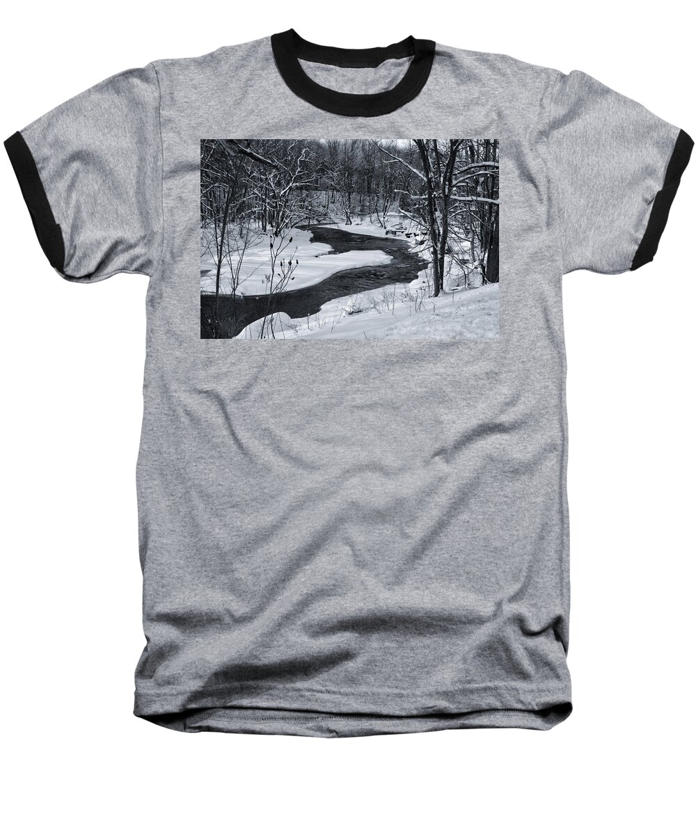 Landscape Baseball T-Shirt featuring the photograph Caz Creek 9065 by Guy Whiteley