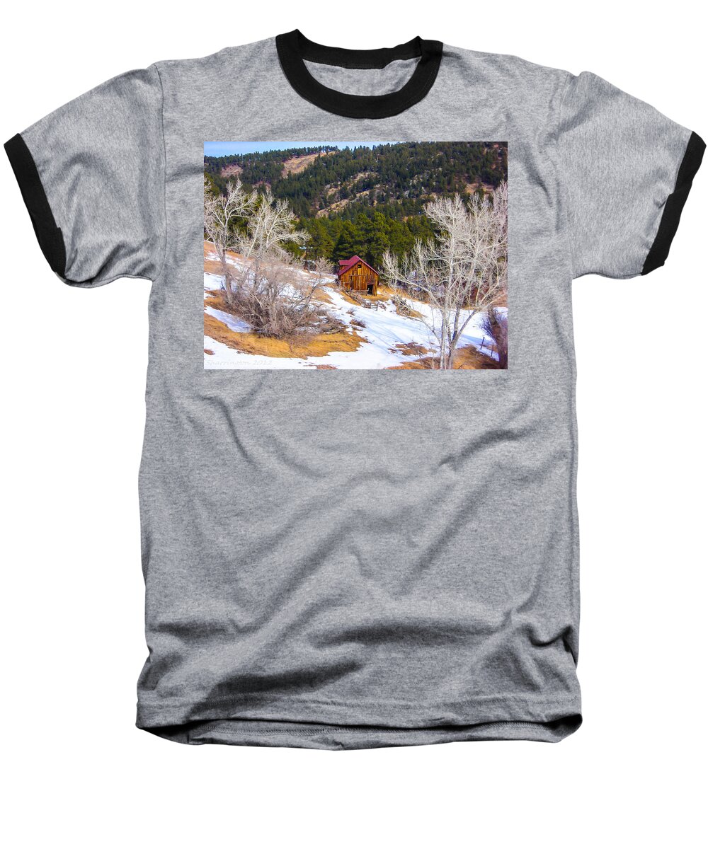 Building Baseball T-Shirt featuring the photograph Country Barn by Shannon Harrington
