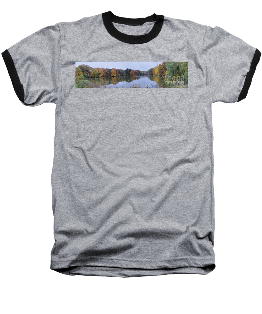 Durand Lake Baseball T-Shirt featuring the photograph Durand Lake by William Norton