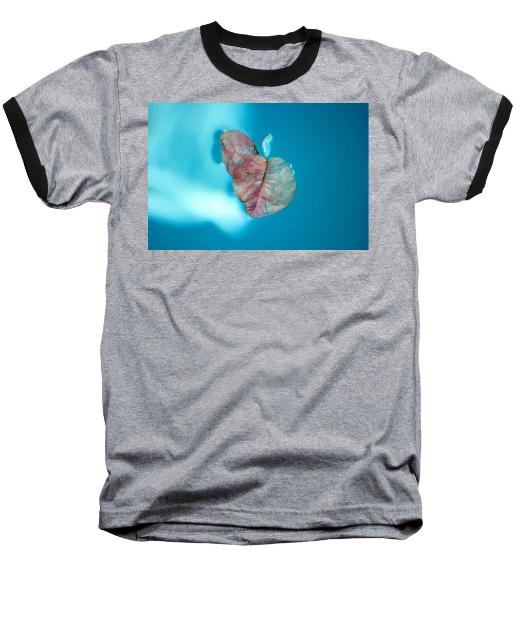 Bougainvillea Baseball T-Shirt featuring the photograph Fate Floats by Leigh Meredith