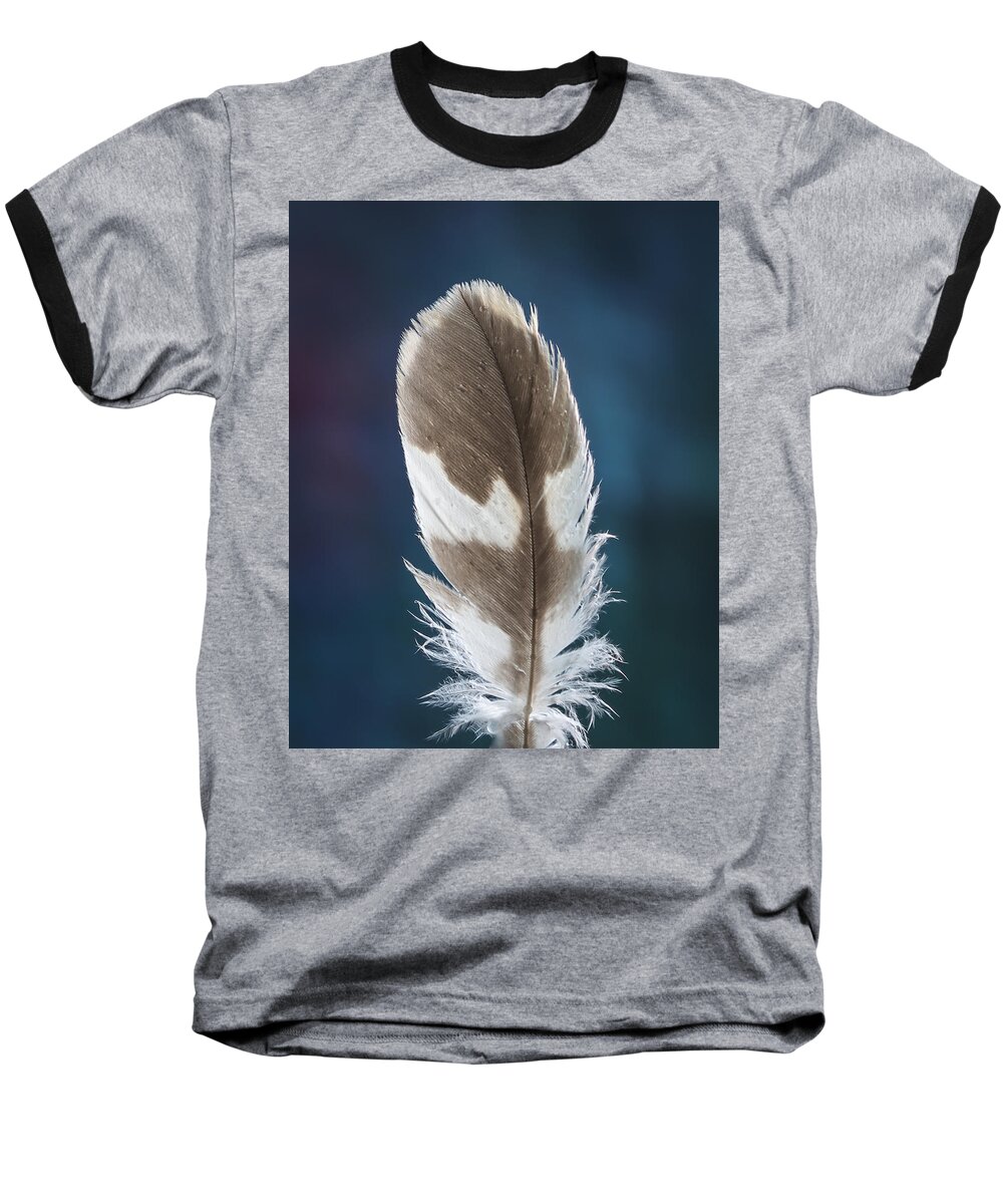 Feather Baseball T-Shirt featuring the photograph Feather Design by Jean Noren
