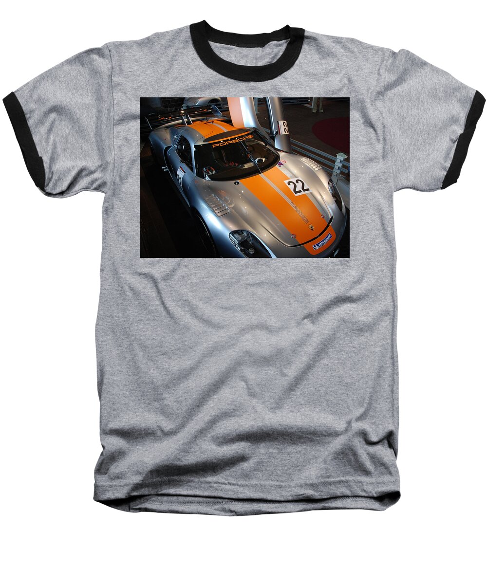 Porsche Baseball T-Shirt featuring the photograph Gas Miser by John Schneider