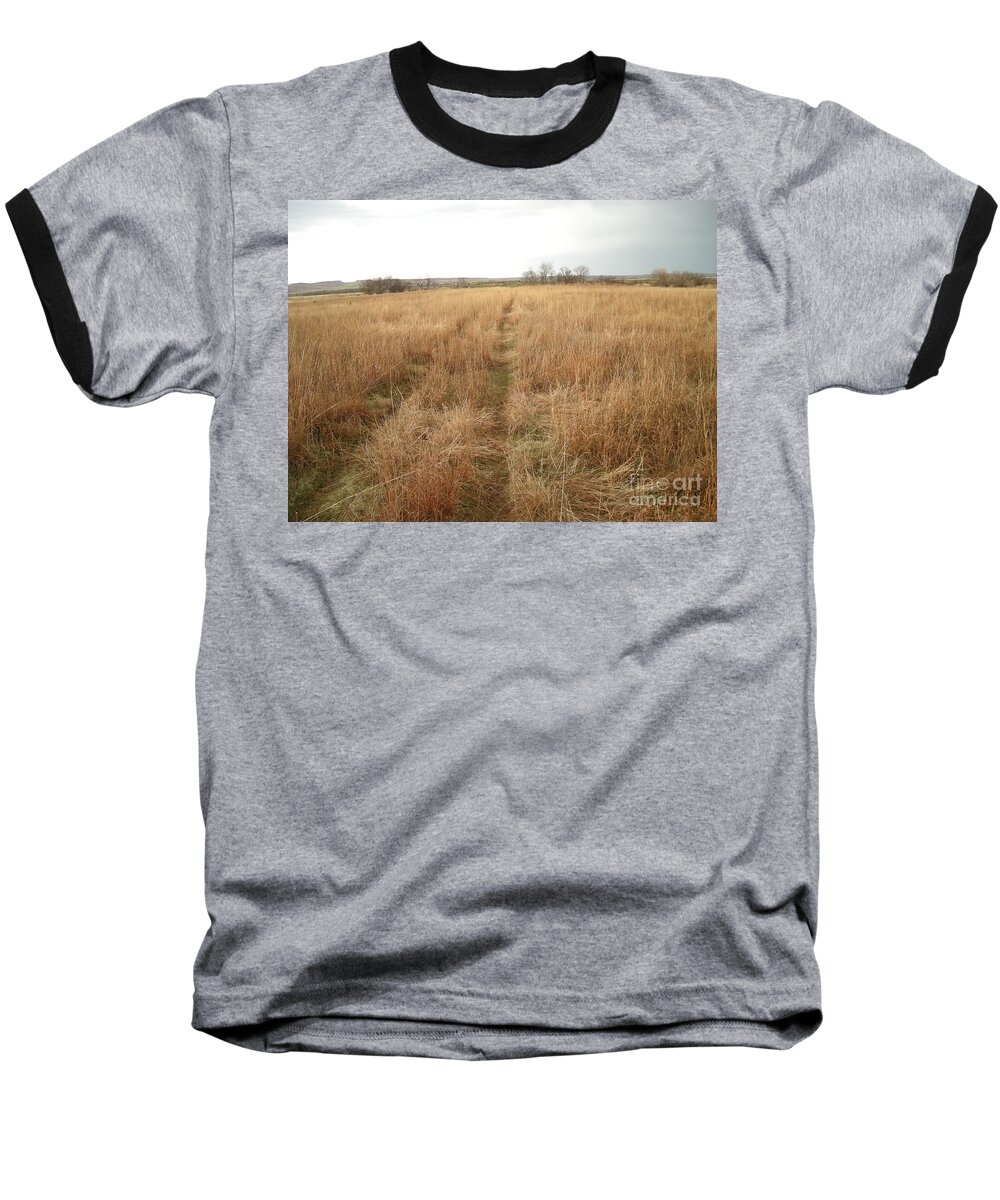 Farm Baseball T-Shirt featuring the photograph Going Home by Anjanette Douglas