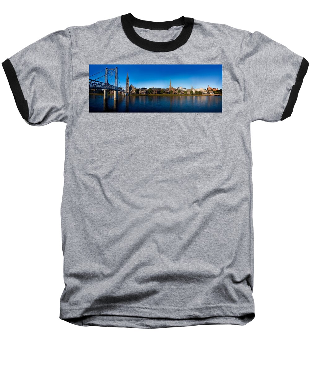 Inverness Baseball T-Shirt featuring the photograph Inverness waterfront by Joe Macrae