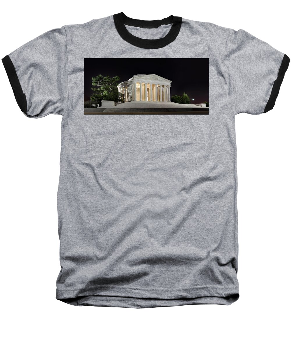 Metro Baseball T-Shirt featuring the photograph Jefferson Memorial by Metro DC Photography