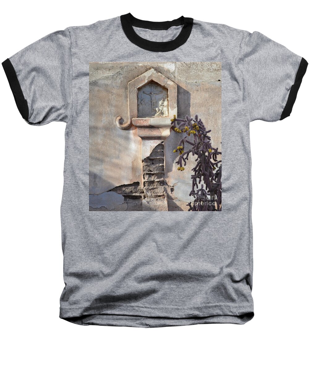 Stone Baseball T-Shirt featuring the photograph Jesus image by Rebecca Margraf