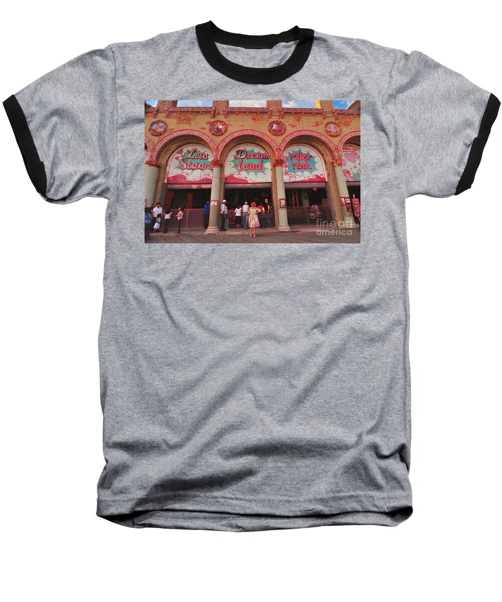 Amusement Park Baseball T-Shirt featuring the photograph Lola Starr Dreamland by Mark Gilman