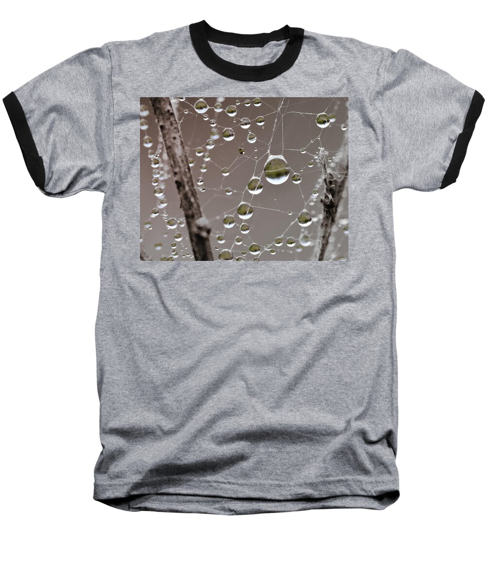 Abstract Baseball T-Shirt featuring the photograph Many Worlds In One Small Space by Sue Capuano